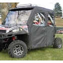 3 Star Black Soft Full Doors and Rear Window - 2015-21 Mid Size Polaris Ranger 570 Crew, Crew 570-4