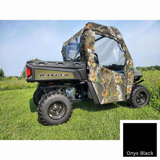 3 Star Black Soft Full Doors and Rear Window - 2016-24 Full Size Polaris Ranger 570