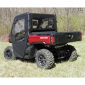 3 Star Black Soft Full Doors and Rear Window - Can Am Defender