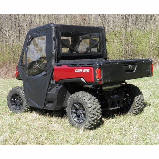 3 Star Black Soft Full Doors and Rear Window - Can Am Defender - alt image 0