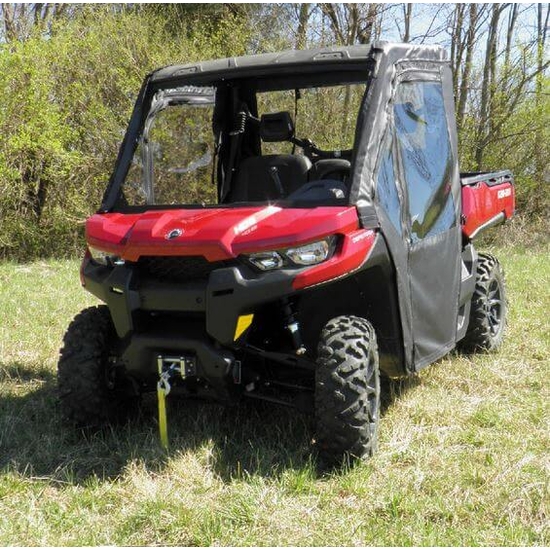 3 Star Black Soft Full Doors and Rear Window - Can Am Defender - alt image 5