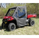 3 Star Black Soft Full Doors and Rear Window - Can Am Defender