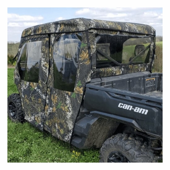 3 Star Black Soft Full Doors and Rear Window - Can Am Defender Max - alt image 0