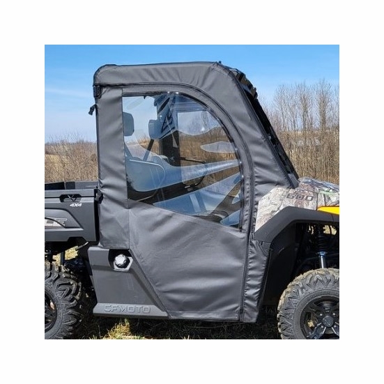 3 Star Black Soft Full Doors and Rear Window - CF Moto UForce 600 - alt image 0