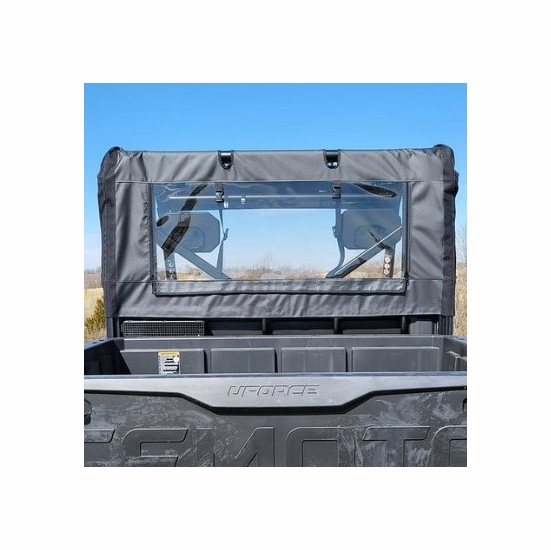 3 Star Black Soft Full Doors and Rear Window - CF Moto UForce 600 - alt image 1