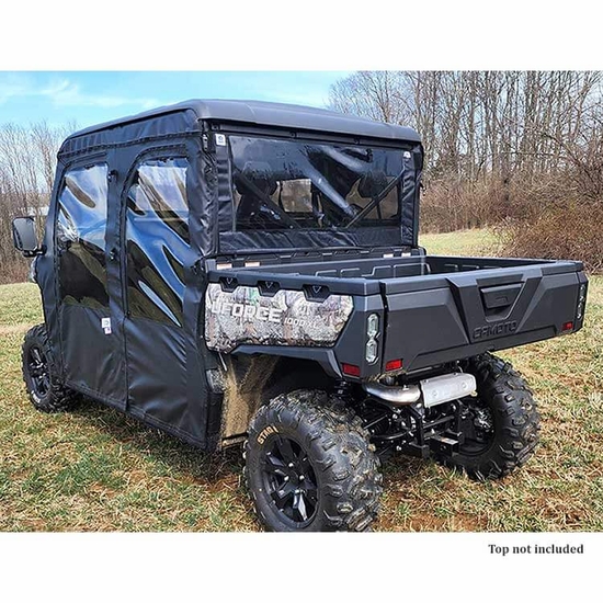3 Star Black Soft Full Doors and Rear Window - CFMOTO UForce 1000 XL