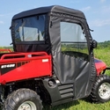 3 Star Black Soft Full Doors and Rear Window - Coleman Outfitter 400, Hisun HS 400