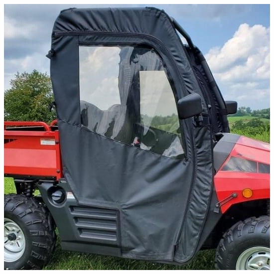 3 Star Black Soft Full Doors and Rear Window - Coleman Outfitter 400, Hisun HS 400 - alt image 0