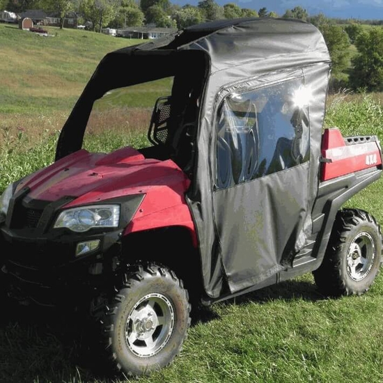 3 Star Black Soft Full Doors and Rear Window - Hisun HS 500, HS 700 - alt image 1