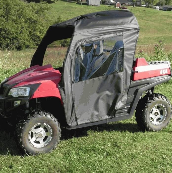 3 Star Black Soft Full Doors and Rear Window - Hisun HS 500, HS 700 - alt image 2