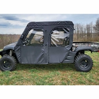 3 Star Black Soft Full Doors and Rear Window - Hisun HS 750 Crew