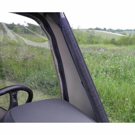 3 Star Black Soft Full Doors and Rear Window - John Deere Gator HPX, XUV 625i, 825, 855 - alt image 1