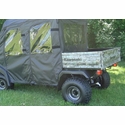 3 Star Black Soft Full Doors and Rear Window - Kawasaki Mule 3010 Trans
