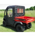 3 Star Black Soft Full Doors and Rear Window - Kawasaki Mule 600, 610