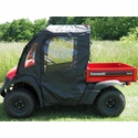 3 Star Black Soft Full Doors and Rear Window - Kawasaki Mule 600, 610