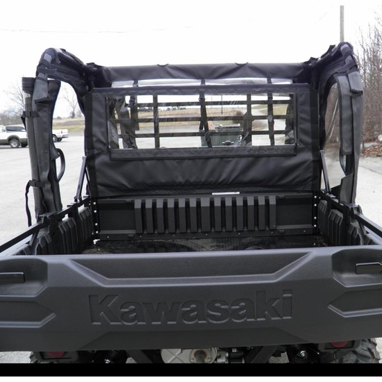 3 Star Black Soft Full Doors and Rear Window - Kawasaki Mule Pro-FXT, DXT - alt image 0