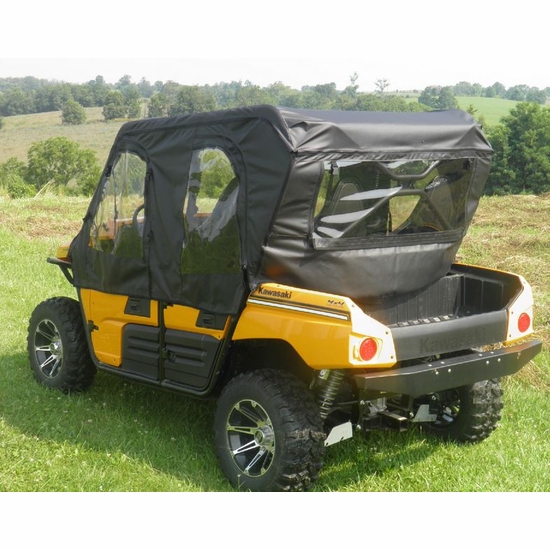 3 Star Black Soft Full Doors and Rear Window - Kawasaki Teryx4 - alt image 2