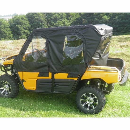 3 Star Black Soft Full Doors and Rear Window - Kawasaki Teryx4 - alt image 3