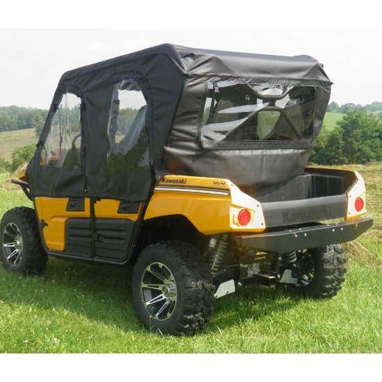 3 Star Black Soft Full Doors and Rear Window - Kawasaki Teryx4 - alt image 4