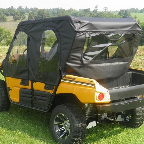 3 Star Black Soft Full Doors and Rear Window - Kawasaki Teryx4