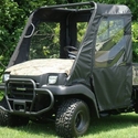 3 Star Black Soft Full Doors and Rear Window - Kawsaki Mule 3000, 3010