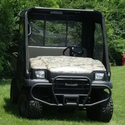 3 Star Black Soft Full Doors and Rear Window - Kawsaki Mule 3000, 3010
