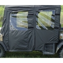 3 Star Black Soft Full Doors and Rear Window - Kubota RTV 1140