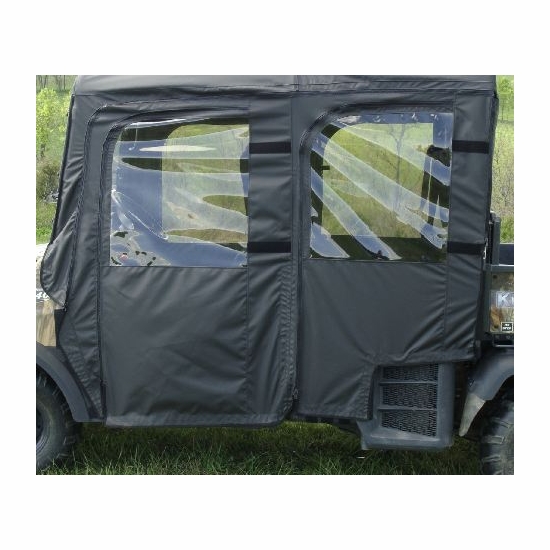 3 Star Black Soft Full Doors and Rear Window - Kubota RTV 1140 - alt image 0