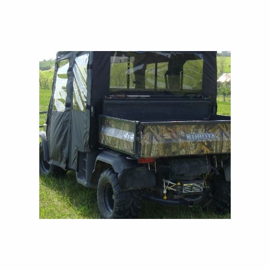 3 Star Black Soft Full Doors and Rear Window - Kubota RTV 1140 - alt image 1