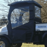 3 Star Black Soft Full Doors and Rear Window - Kubota RTV 900