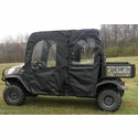 3 Star Black Soft Full Doors and Rear Window - Kubota RTV X1140