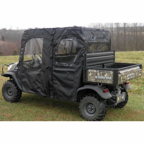 3 Star Black Soft Full Doors and Rear Window - Kubota RTV X1140 - alt image 5