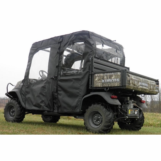 3 Star Black Soft Full Doors and Rear Window - Kubota RTV X1140 - alt image 6
