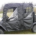 3 Star Black Soft Full Doors and Rear Window - Kubota RTV X1140