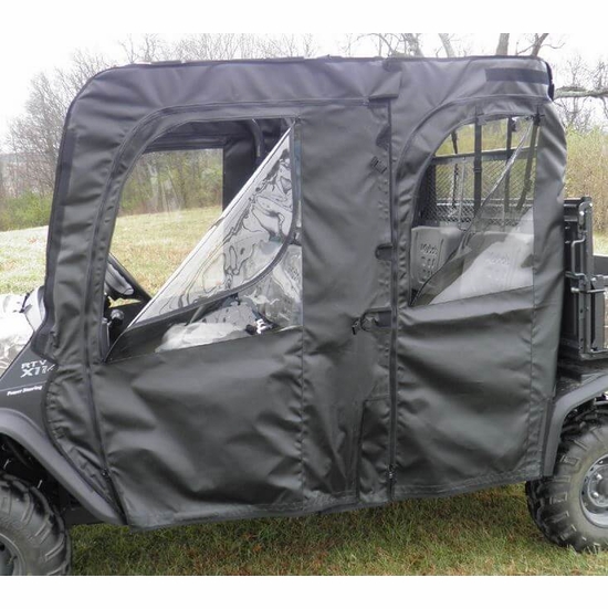 3 Star Black Soft Full Doors and Rear Window - Kubota RTV X1140 - alt image 8