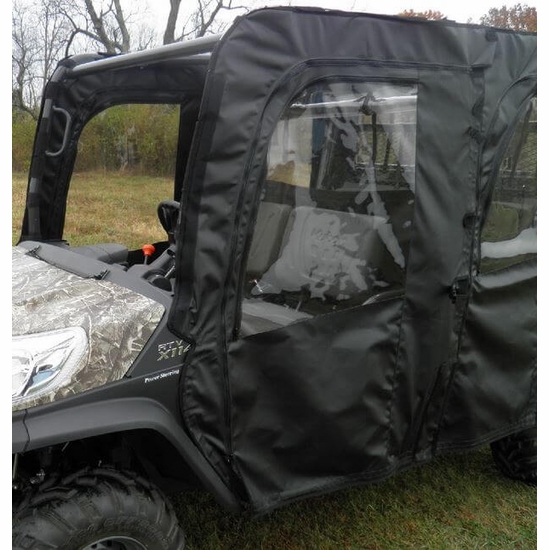3 Star Black Soft Full Doors and Rear Window - Kubota RTV X1140 - alt image 9