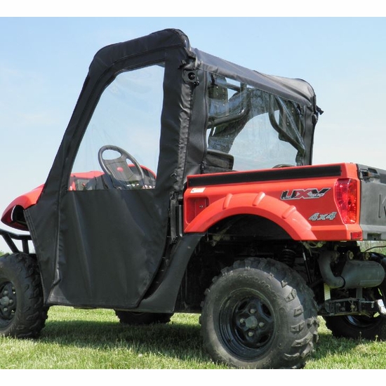3 Star Black Soft Full Doors and Rear Window - Kymco UXV 500 - alt image 0