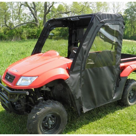 3 Star Black Soft Full Doors and Rear Window - Kymco UXV 500