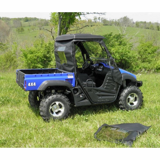 3 Star Black Soft Full Doors and Rear Window - Massimo MSU 500, 700 - alt image 2