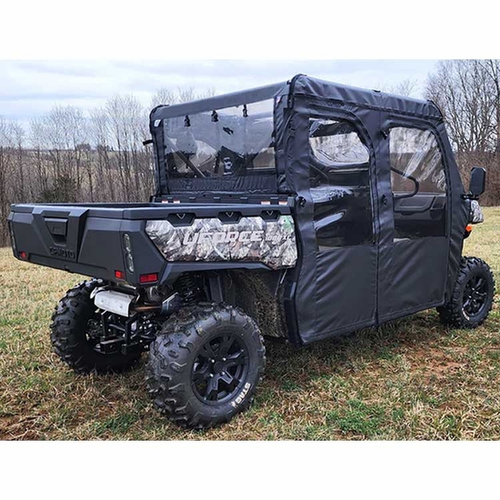 3 Star Black Soft Full Doors and Rear Window w/ Zippers - CFMOTO UForce 1000 XL