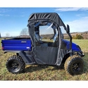 3 Star Black Soft Full Doors and Rear Window w/ Zippers - SSR Bison 200, 400