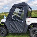 3 Star Black Soft Full Doors and Rear Window w/ Zippers, Top - Kymco UXV 700i