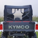 3 Star Black Soft Full Doors and Rear Window w/ Zippers, Top - Kymco UXV 700i