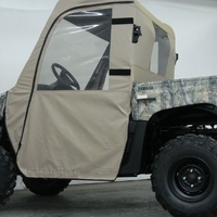 3 Star Black Soft Full Doors and Rear Window - Yamaha Rhino