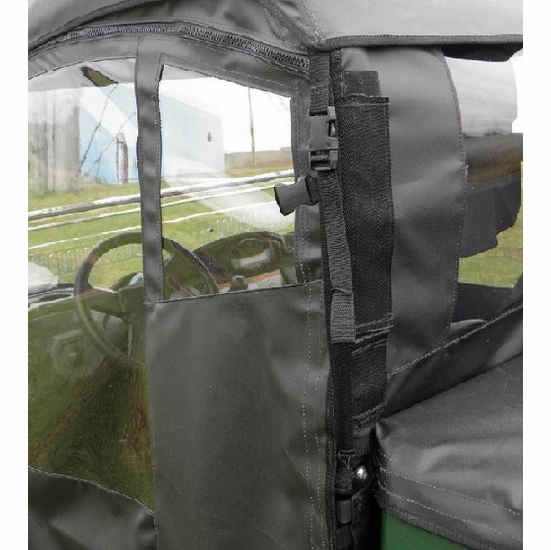 3 Star Black Soft Full Doors and Rear Window - Yamaha Viking 700 - alt image 2