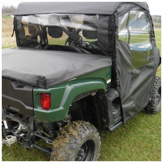 3 Star Black Soft Full Doors and Rear Window - Yamaha Viking 700