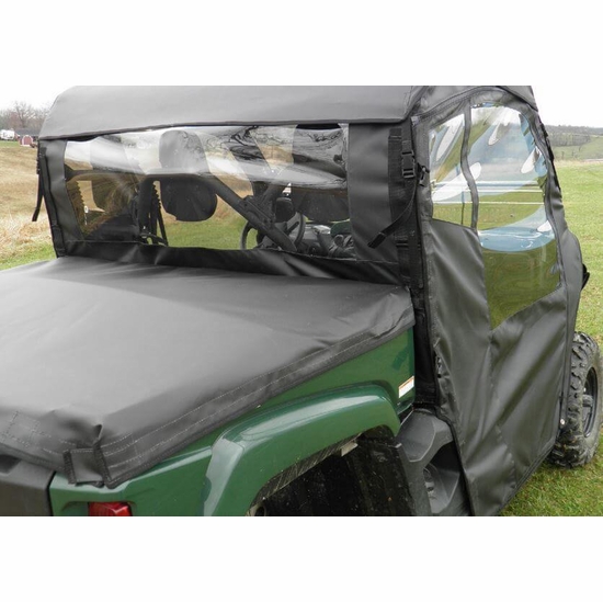 3 Star Black Soft Full Doors and Rear Window - Yamaha Viking 700 - alt image 0