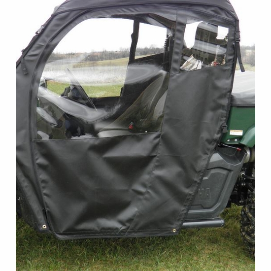 3 Star Black Soft Full Doors and Rear Window - Yamaha Viking 700 - alt image 1