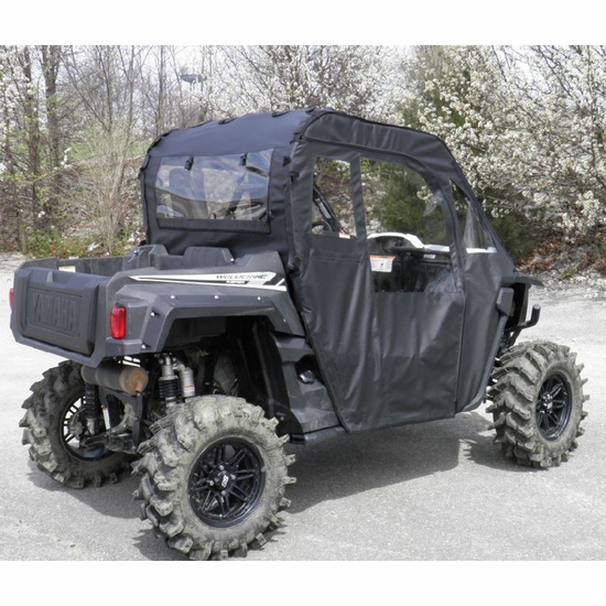 3 Star Black Soft Full Doors and Rear Window - Yamaha Wolverine - alt image 0
