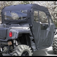 3 Star Black Soft Full Doors and Rear Window - Yamaha Wolverine